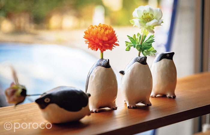 札幌「ぺんぎん製陶所 ちくも」 アデリーペンギンがかわいい手づくりの