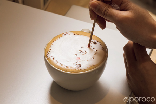 札幌 キュートなラテアートに癒やされる Nounours Cafe Poroco ポロコ 札幌がもっと好きになる おいしく 楽しく 札幌女子のためのwebサイト