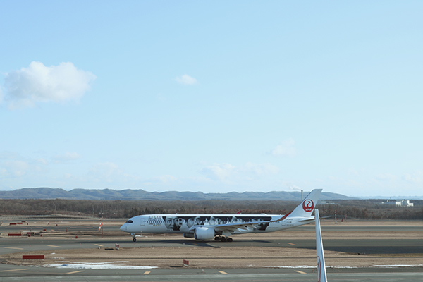 北海道 新千歳空港で「嵐ジェット」を発見！｜poroco ポロコ