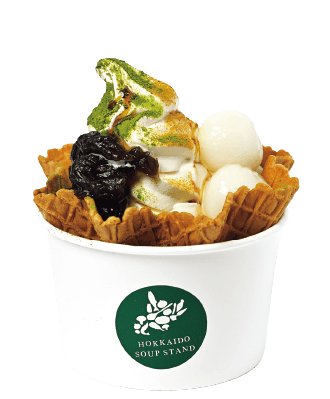 抹茶とほうじ茶の和そふと