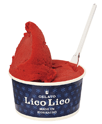 北海道栗沢町産ハスカップソルベ