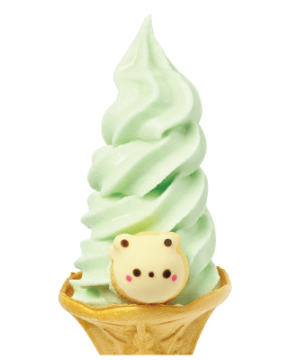 シレトコ白クマ塩ソフト