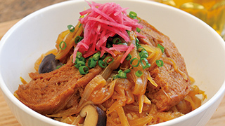aura 牛どん風ベジ丼