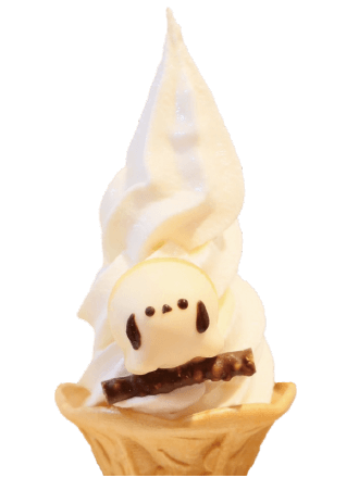 シマエナガソフトクリーム