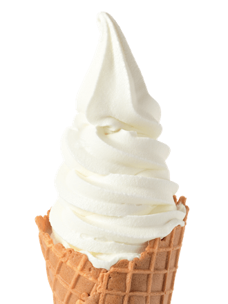 ソフトクリーム バニラ ワッフルコーン