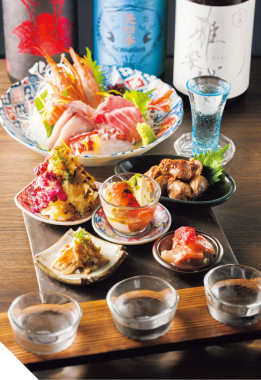 【地酒と肴ほまれ】旬の食材と地酒を味わう 大人のための隠れ家酒場