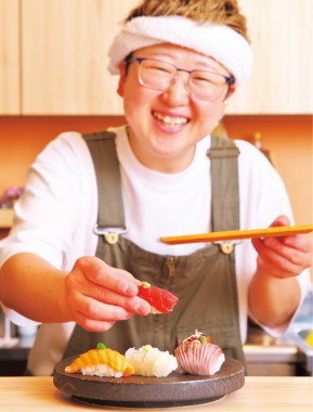 木と鉄の板創作料理 維采