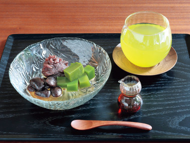 【あんと茶と】静岡県産のお茶が香る 地豆と楽しむ夏の一品