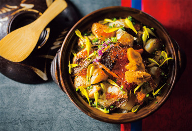 【日本茶×干物 茶酒屋 Nendo】冬の味覚を贅沢に味わう 茶葉香る旬のごちそう土鍋ご飯