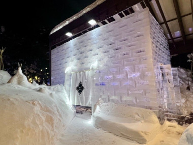 【札幌・円山】レポート／45日間限定、冬だけの没入型体験ディナー「雪灯りのレストラン」